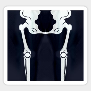 Skelebod leggings Sticker